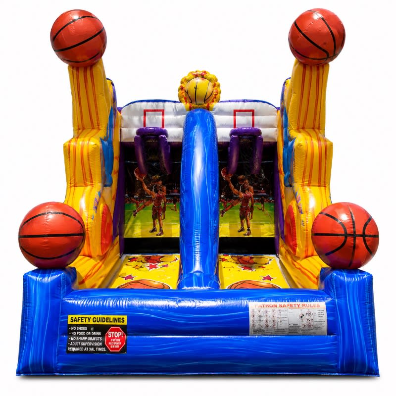 #53= Basketball Shootout Duo 15.25L’ x 16.5W’ x 16.67H’