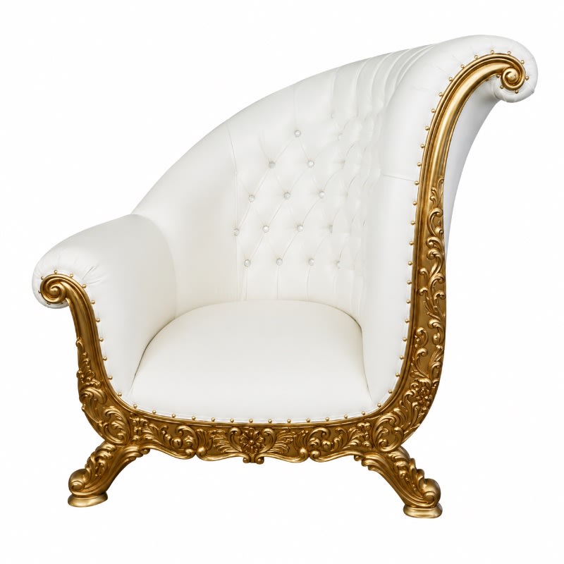 Throne Chair GOLD Lombard