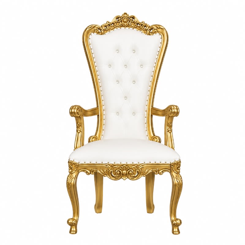 Throne Chair GOLD Petit-Adult