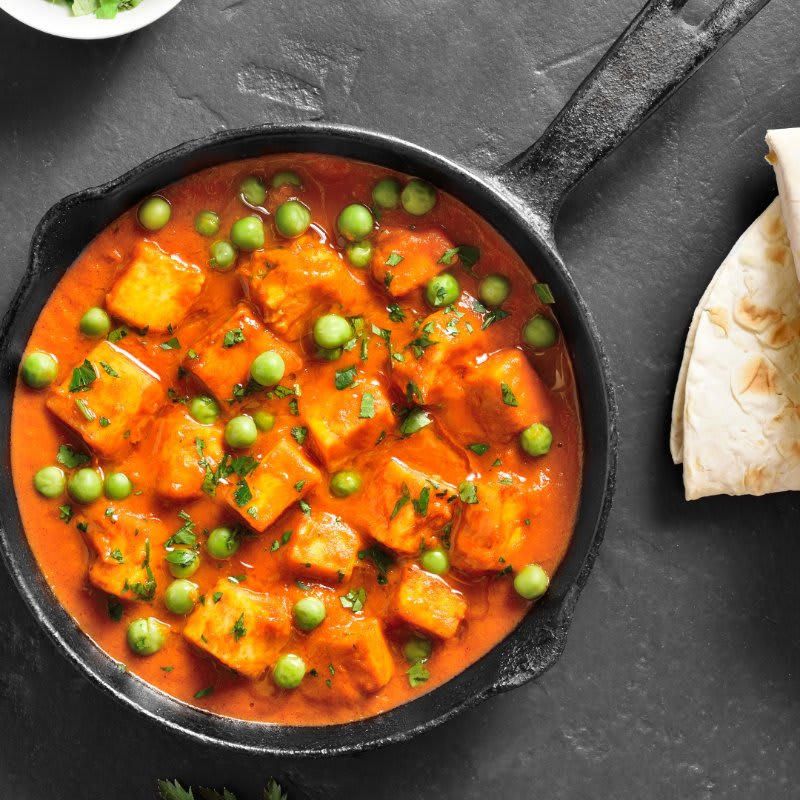 Mattar Paneer Tikka Masala