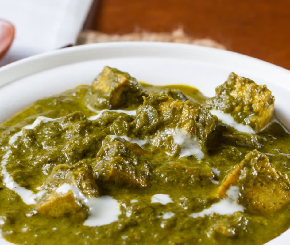 Shalgum Palak Chicken