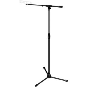 Adjustable Tripod Microphone Stand With Telescoping Boom