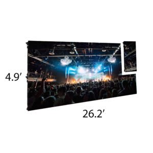 LED Wall – 26.2’l x 4.9’h