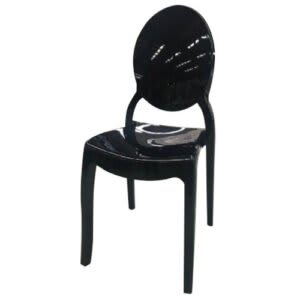 Phantom Armless Black Chair