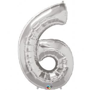 Helium #6 Silver 34″ – each