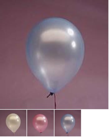 Pearlized Latex 12" Balloons - Regular Air