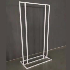White Rectangular Arch
