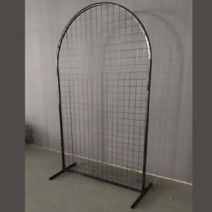 Black Mesh Arch