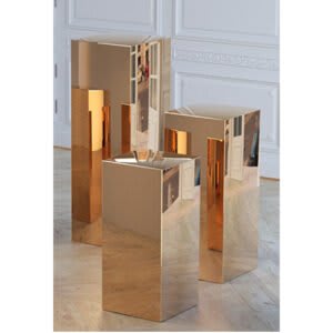 Gold Rectangular Stands – set of 3