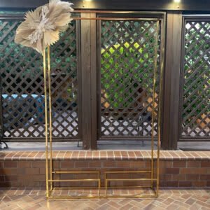 Gold Rectangle Stand – C.
