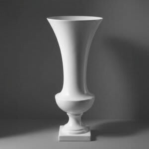 White Vase For Flowers or Decorations
