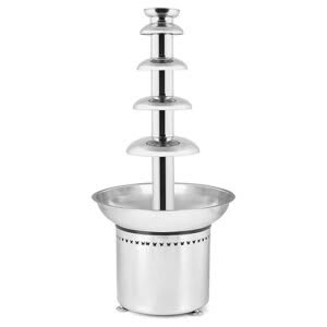 Chocolate Fondue Fountain 27″ 5-Tier, Stainless Steel for Large Parties.
