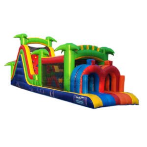 #43 = Obstacle Course with Slide 42′ – Event attraction (42’x12’x15′)