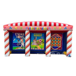 #69 = 3 in 1 Inflatable Carnival Games – 19’L x 5’W x 9′ H