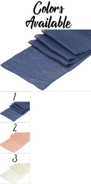 Faux Burlap Table Runner