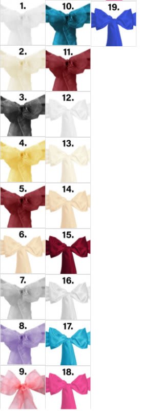 Sash Organza/Satin