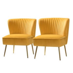 Mustard – Chair Century Channel Tufting