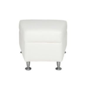 White – Wedge ottoman