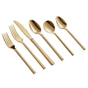 GOLD Stainless-Steel Flatware