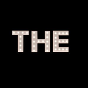 “THE” 2′ Tall Marquee Word – RGB Lights Included