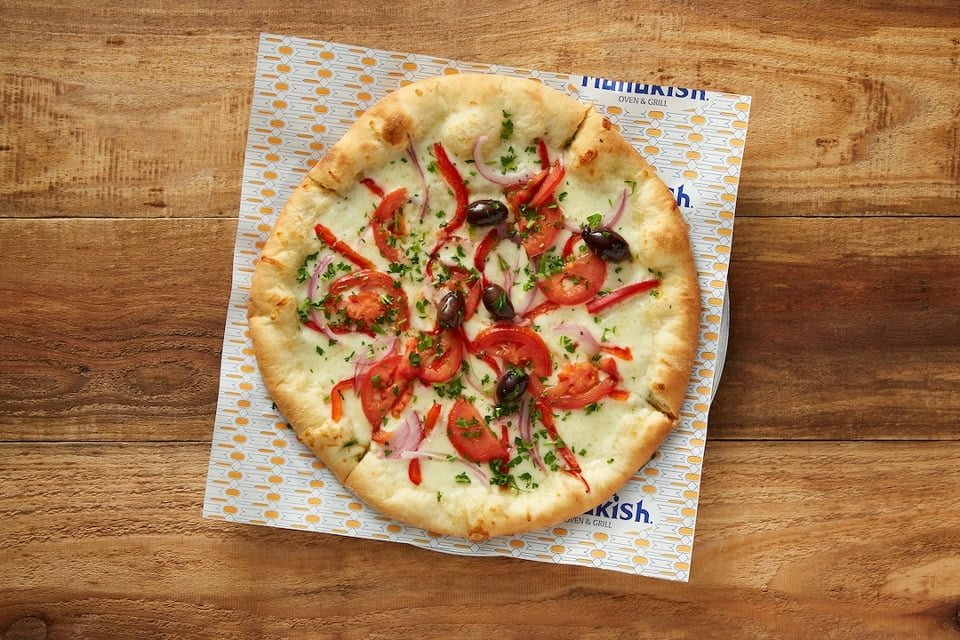 Cheese & Veggies Manakish