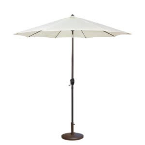 Market Umbrella Creamy White 9′ Tilt (108″W x 102″H)
