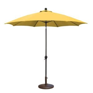 Market Umbrella Yellow 9′ Tilt (108″W x 102″H)
