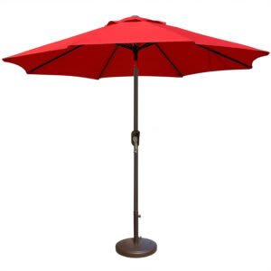 Market Umbrella Red 9′ (108″W x 102″H)