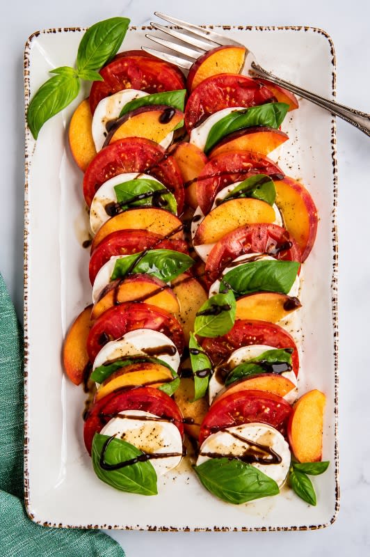 Peach Caprese Salad
