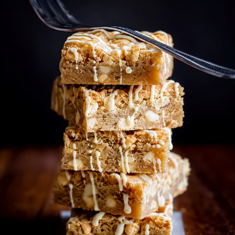 White Chocolate Blondie Brownies