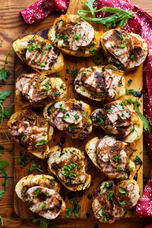 Pork Tenderloin Crostini