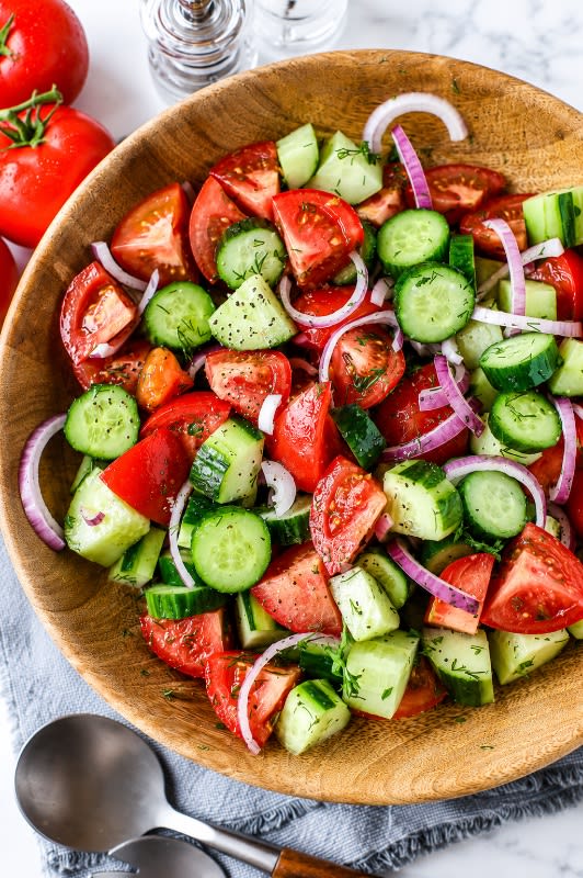 Cucumber Tomato Salad
