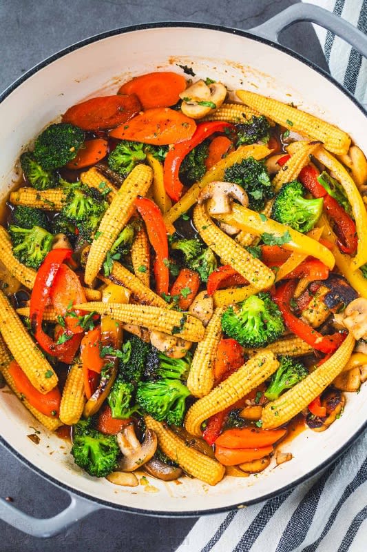 Stir Fried Mixes Veggies