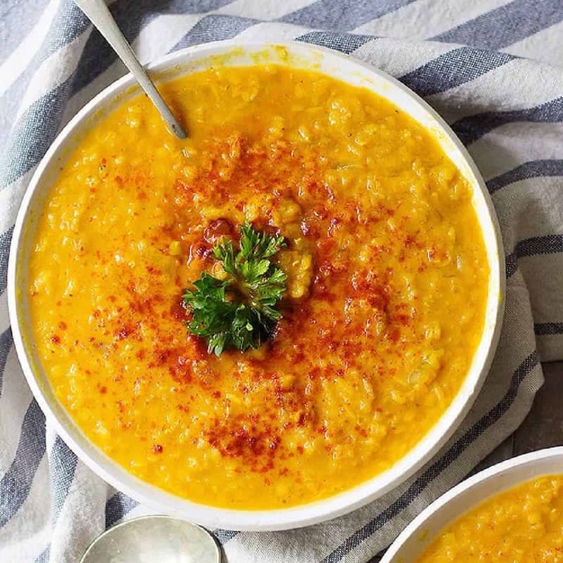 Ginger Turmeric Lentil Soup