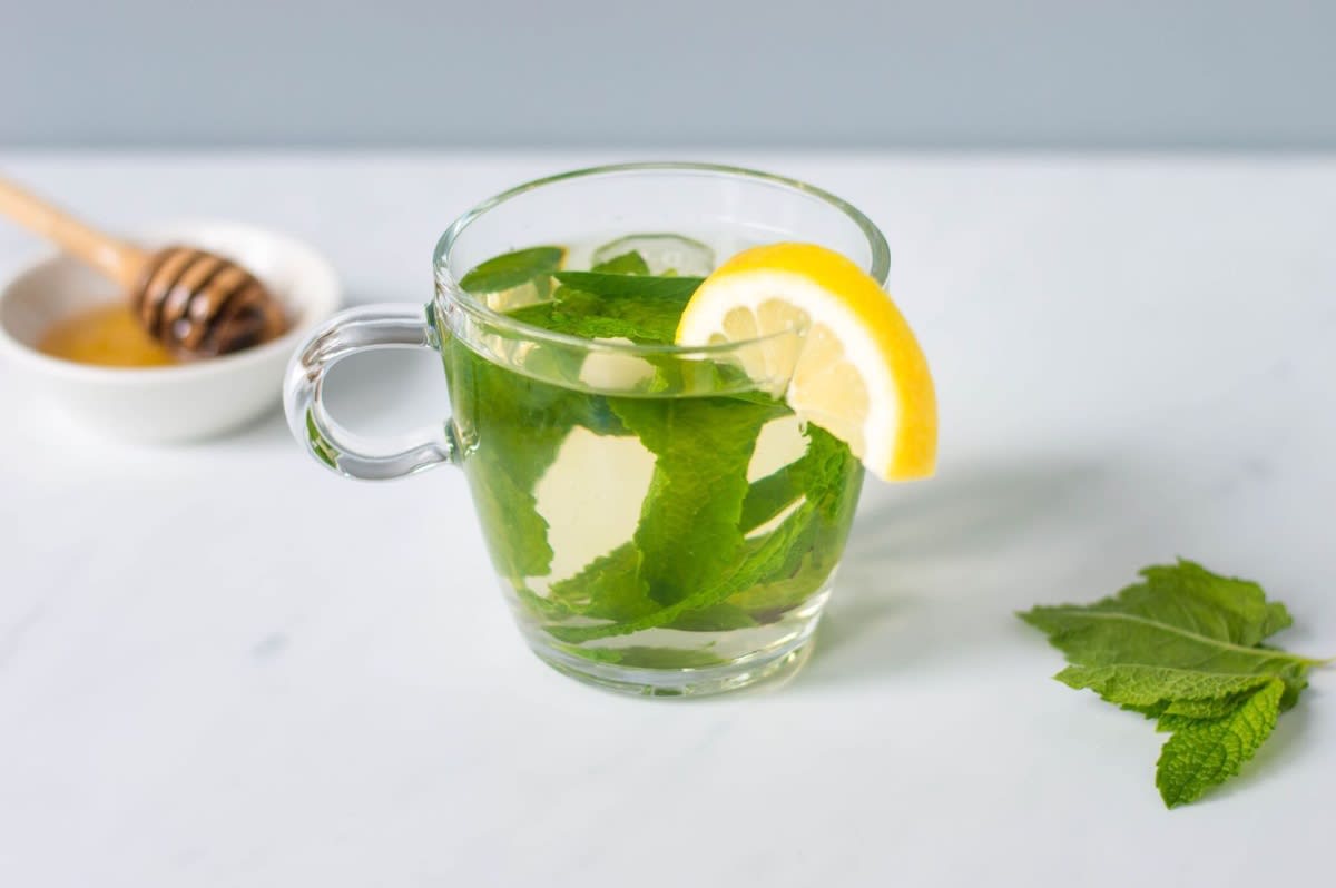 Hot Mint Tea