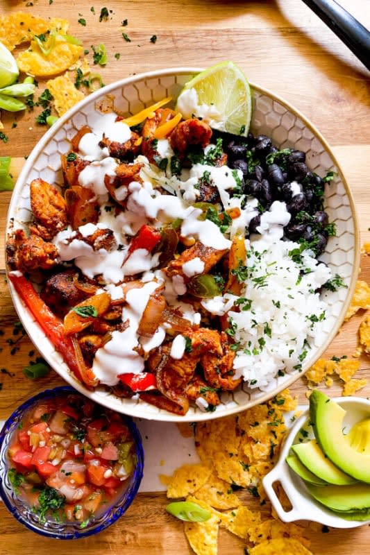 Fajita, Taco Bar or Tostada Bowl