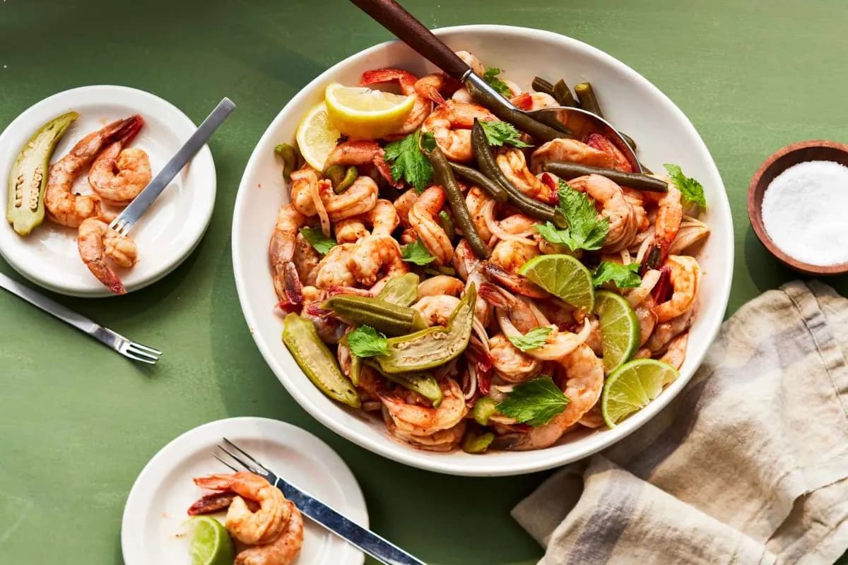 Bloody Mary Poached Shrimp Cocktail (4 Pieces)