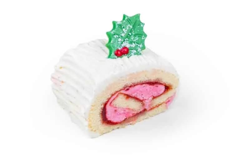 Yule Log - White Chocolate Raspberry