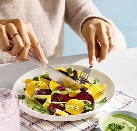 Roasted Beet and Citrus Salad on Endive