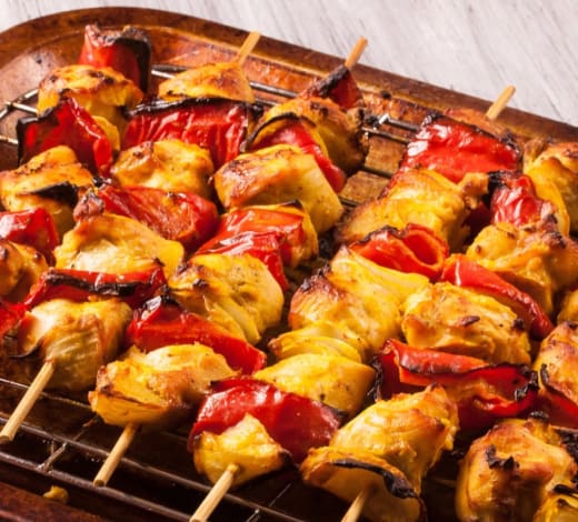 Saffron Chicken Kabab