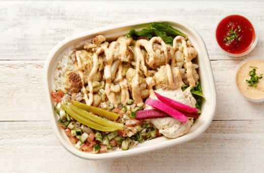Cauliflower Eggplant Bowl