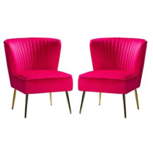Fuchsia – Chair Century Channel Tufting