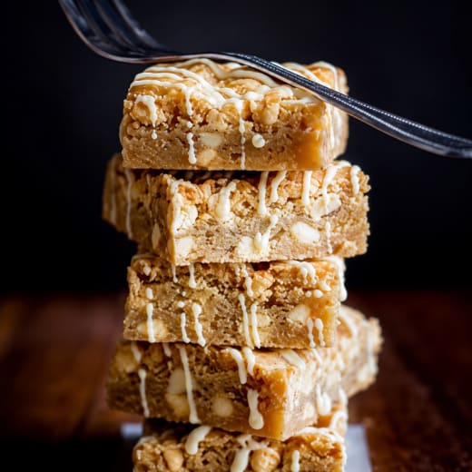 White Chocolate Blondie Brownies