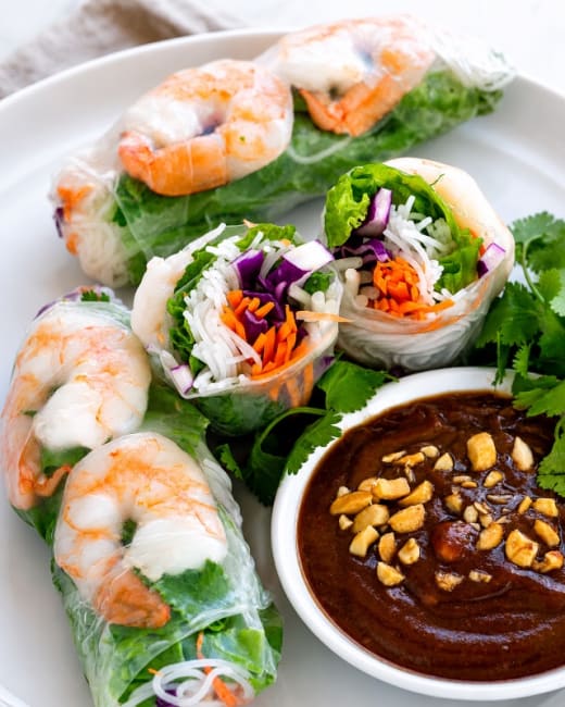 Thai Shrimp Rice Rolls