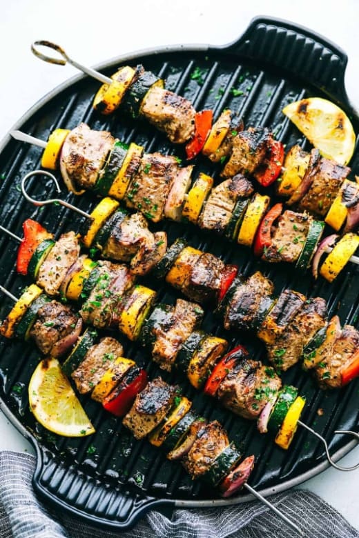 Tuscan Pork Skewers