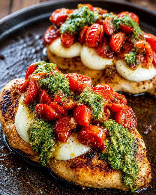 Pesto Bruschetta Chicken