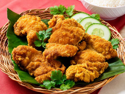 Crispy Chicken with Turmeric
