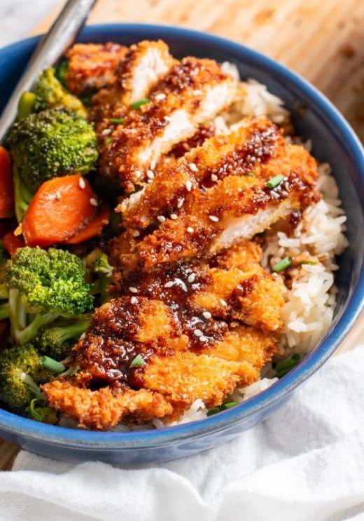 CHICKEN CUTLET BOWL