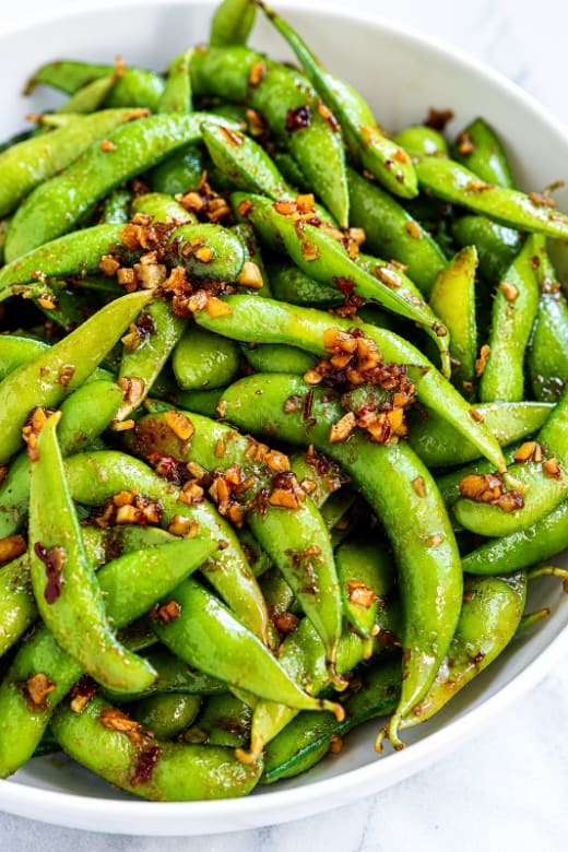 GARLIC EDAMAME