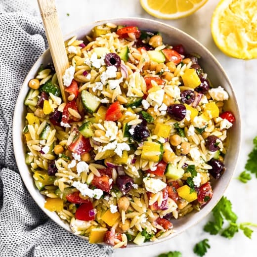 Orzo Salad (V)